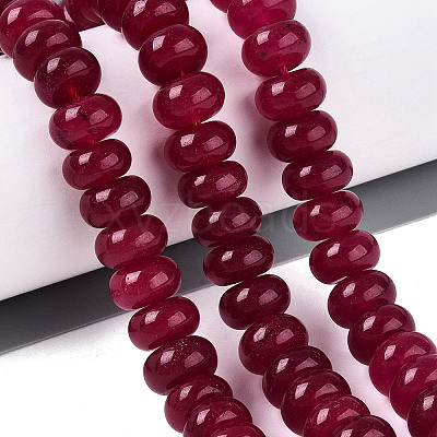 Natural White Jade Beads Strands G-Q613-01F-28-1