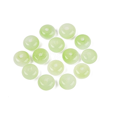 Baking Paint Imitation Jade Glass Beads GL-N006-01B-08-1