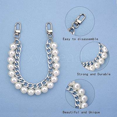 DIY Imitation Pearl Bag Strap Making Kits DIY-SZ0008-93-1