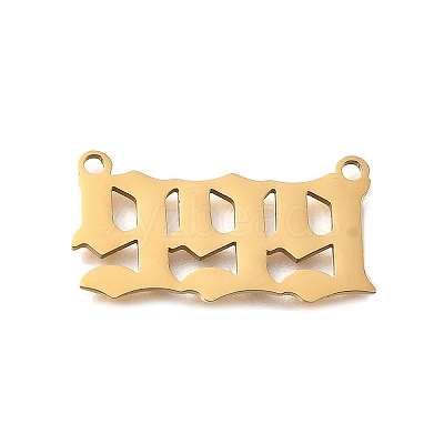304 Stainless Steel Pendants STAS-D382-04I-G-1