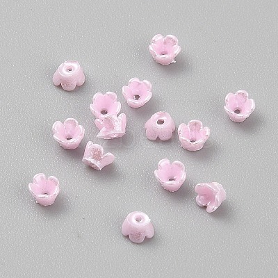 Opaque Resin Bead Caps RESI-CJC0015-29H-1