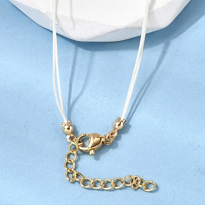 304 Stainless Steel & Natural Cowrie Shell Beaded Necklaces for Women NJEW-F356-03G-1