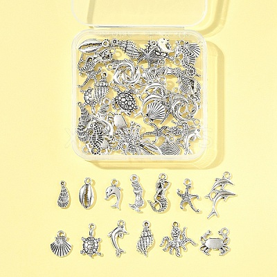 Tibetan Style Alloy Pendants FIND-FS0003-95AS-1