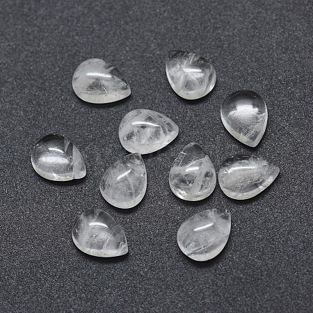 Natural Quartz Crystal Cabochons G-O175-22-18-1