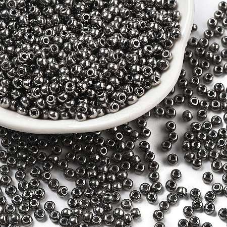 FGB 8/0 Grade A Round Glass Seed Beads SEED-Q008-3mm-F576-1
