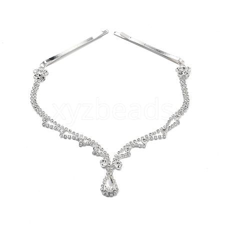 Alloy Rhinestone Hair Chain LS-OHAR-M044-01S-1