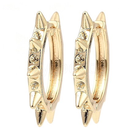 Brass Hoop Earrings EJEW-I289-17KCG-1