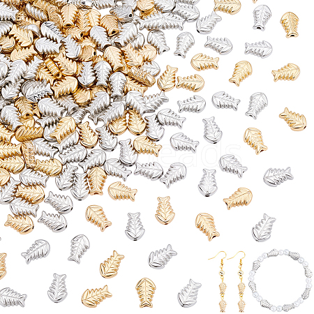 420Pcs 2 Colors CCB Plastic Beads CCB-PA0001-24-1