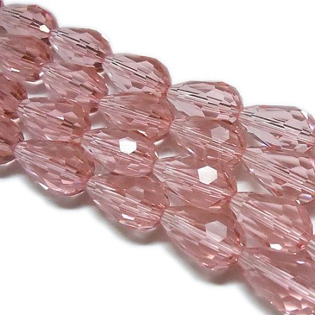 Glass Beads Strands X-EGLA-E010-8x12mm-15-1