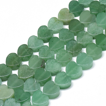 Natural Green Aventurine Bead Strands G-T074-13-1