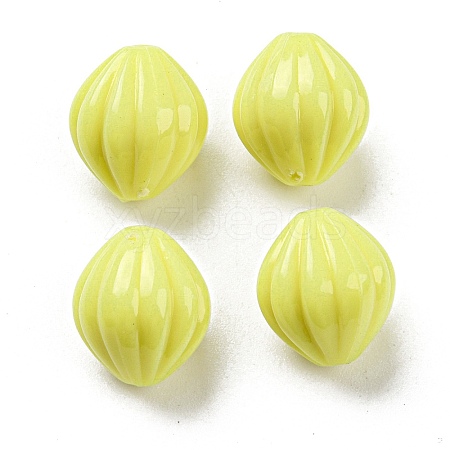 Opaque Acrylic Beads OACR-B013-08B-1