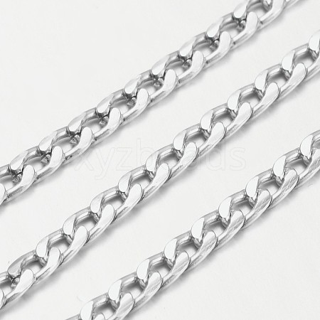 Aluminium Twisted Chains Curb Chains X-CHA-K1817-7-1