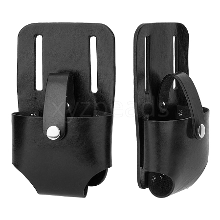 PU Imitation Leather Tape Measure Holder for Belt AJEW-WH0347-64-1