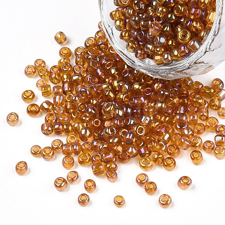 Round Glass Seed Beads SEED-A007-3mm-162C-1