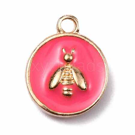 Alloy Enamel Charms FIND-WH0099-57E-1
