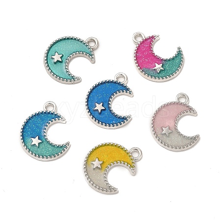 Alloy Enamel Pendants PALLOY-I217-02P-1