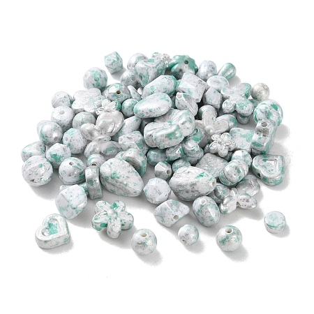 Opaque Acrylic Beads OACR-M015-16C-1