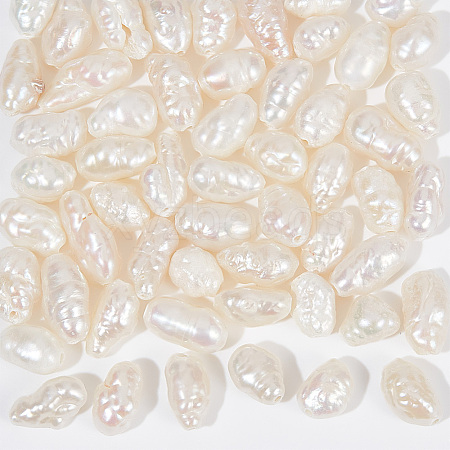  1 Strand Natural Cultured Freshwater Pearl Beads Strands PEAR-NB0002-39-1
