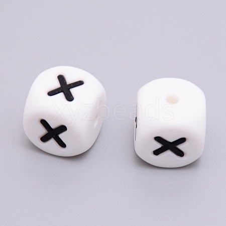 Silicone Beads SIL-WH0002-25B-X-1