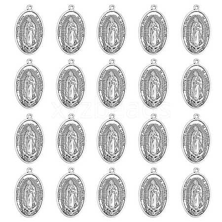 20Pcs Tibetan Style Alloy Pendants FIND-SZ0005-95-1