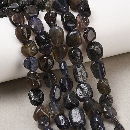 Natural Iolite/Cordierite/Dichroite Beads Strands G-A284-A02-02-1