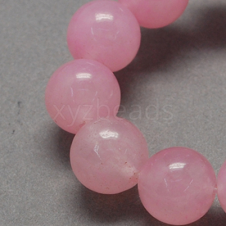 Natural White Jade Bead Strands G-R165-12mm-22-1