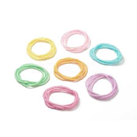 7Pcs 7 Color Waist Beads NJEW-C00029-1