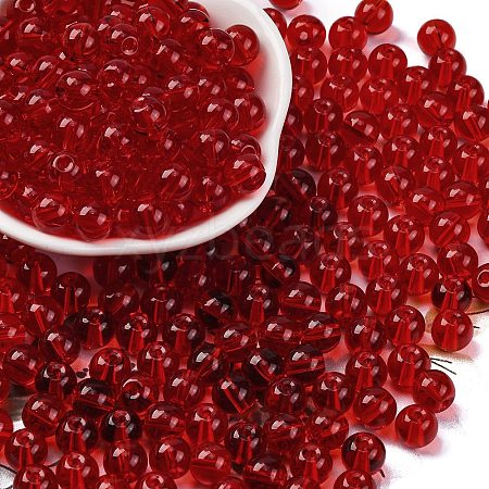 Transparent Colours Glass Seed Beads SEED-Z004-T8MM-03-1