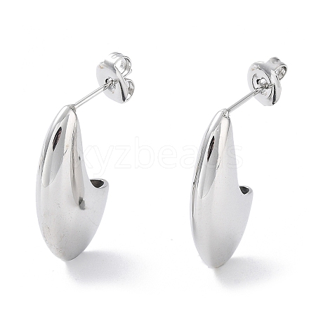 304 Stainless Steel  Stud Earrings EJEW-H115-14P-1