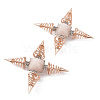 Rose Gold Brass Spritual Energy Generator DJEW-P003-01RG-01-1