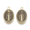 Brass Enamel Pendants KK-S345-180-2