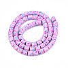 Handmade Polymer Clay Bead Strands CLAY-T020-10D-7