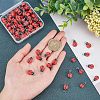 100Pcs Handmade Polymer Clay Charms CLAY-FH0001-12-3