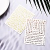 Metal Nail Decals Stickers MRMJ-R088-34-M-4