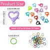 50Pcs Acrylic Lobster Claw Clasps DIY-YW0011-20A-3