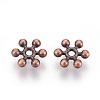 Zinc Alloy Beads Spacers PALLOY-Q062-R-2