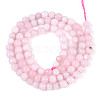 Dyed Natural White Jade Beads Strands G-T139-4mm-60-04-2
