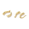 Brass Hoop Earring Findings KK-A182-01G-2