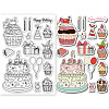 Custom Summer Theme PVC Plastic Clear Stamps DIY-WH0631-0082-1