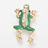 Enamel Style Alloy Pendants X-ENAM-S108-224A-1