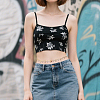 Ocean Iron Glass Rhinestone Shell Shape Tassel Waist Belly Body Chains for Women AJEW-WH20019-86-6