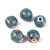 Vintage Porcelain Corrugated Beads PORC-N013-11H-1