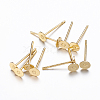 Stud Earring Findings X-KK-C2904-G-1