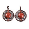 Natural Red Jasper Pendants G-Q158-03-13-1