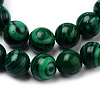 Synthetic Malachite Bead Strands G-Q462-57-4mm-2