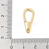 Brass Spring Gate Clasps KK-M311-24G-01-3