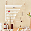 Transparent Acrylic Wall-Mounted Earring Display Stands EDIS-WH0030-11-5
