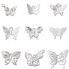 54Pcs 9 Styles Alloy Pendants FIND-SC0017-51-7