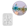 Christmas Theme DIY Snowflake Pendant Silicone Molds DIY-F114-30-1