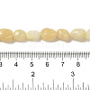 Natural Yellow Jade Beads Strands G-B078-D27-01-5